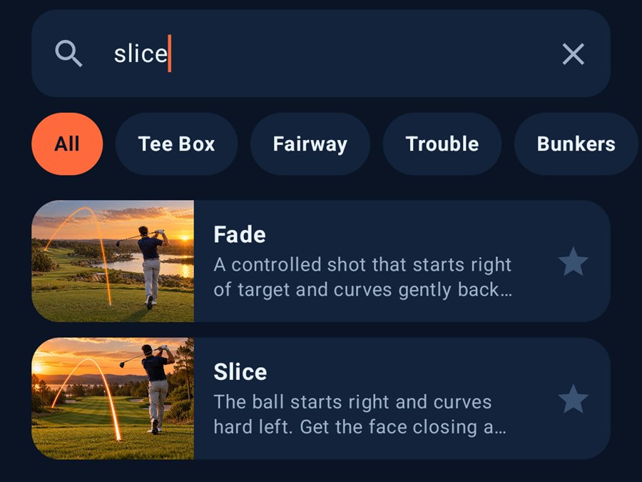 Searching the shot library for slice